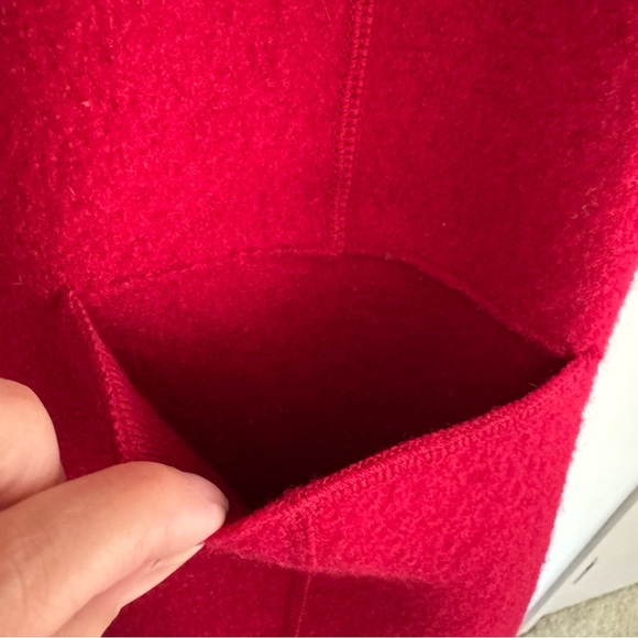 Eileen Fisher Burgundy Red Wool Jacket Coat vintage - Picture 5 of 5